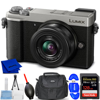 Panasonic Lumix GX9 avec objectif 12-32 mm f/3.5-5.6 ASPH MEGA OIS (Argent) - Kit