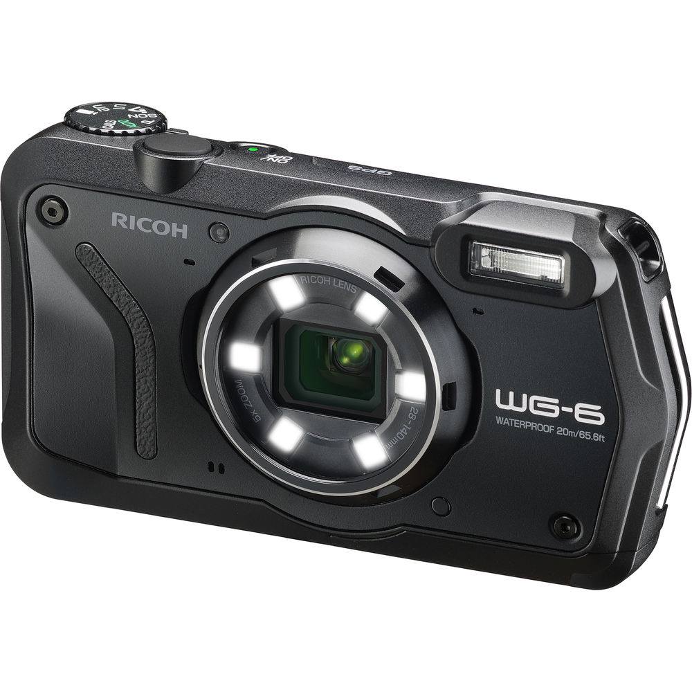 Appareil photo numérique Ricoh WG-6 (noir) 03843 - Ensemble d'accessoires 7PC