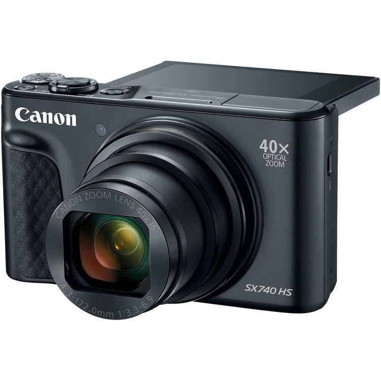 Picture 1 of 7

Canon PowerShot SX740 HS Digital Camera (Black) 2955C001 - 7PC Accessory Bundle