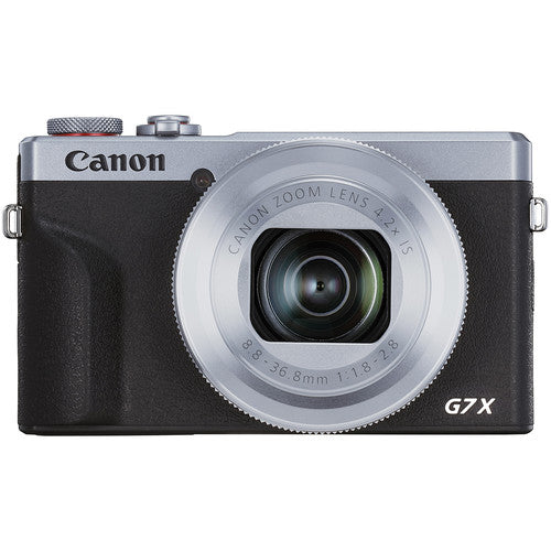 Appareil photo numérique Canon PowerShot G7 X Mark III (argent) - Ensemble essentiel de 32 Go