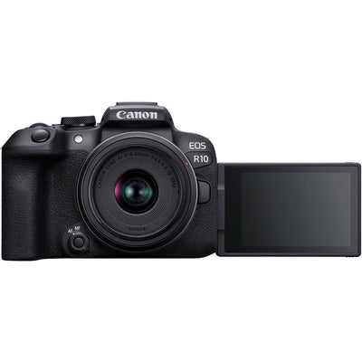 Appareil photo sans miroir Canon EOS R10 avec objectif RF-S 18-45 mm f/4.5-6.3 IS STM