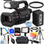 Panasonic AG-CX10 4K 60p Professional Camcorder + 64GB + LED Light + UV Bundle