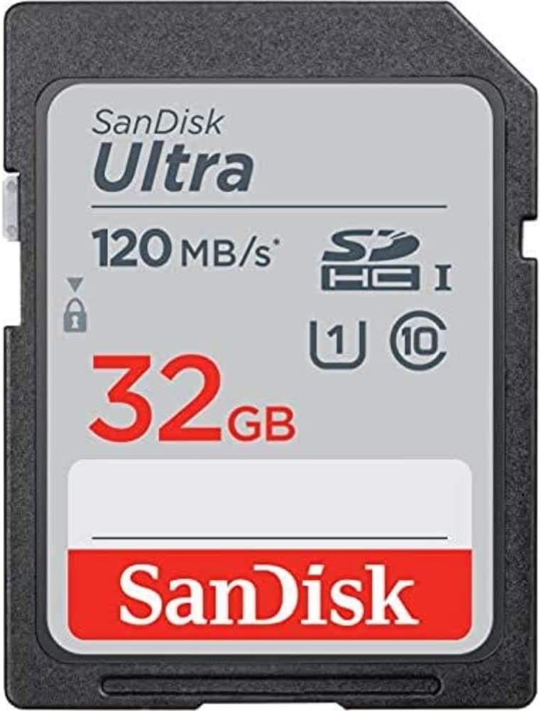 Carte mémoire SanDisk Ultra UHS-I SDHC 32 Go, 120 Mo/s