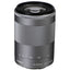 Canon EF-M 55-200mm f/4.5-6.3 IS STM Lens (Silver) 16PC Bundle - White Box