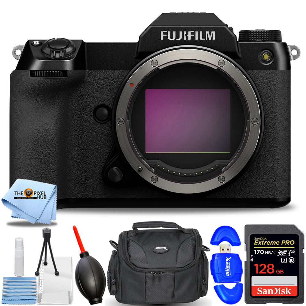 Appareil photo sans miroir moyen format FUJIFILM GFX 50S II - Ensemble d'accessoires 7 pièces