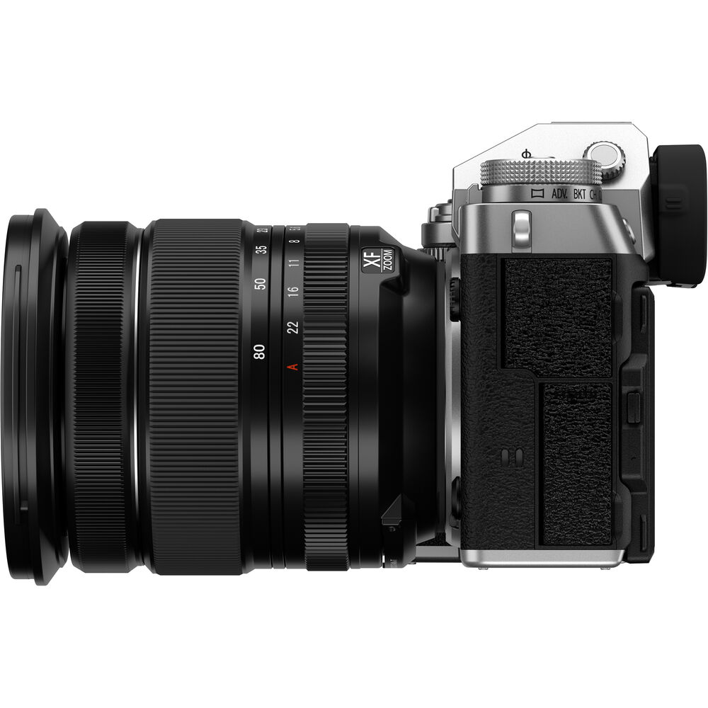 Appareil photo sans miroir FUJIFILM X-T5 avec objectif 16-80 mm argenté - Ensemble d'accessoires 14 pièces