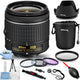 Nikon AF-P DX NIKKOR 18-55mm f/3.5-5.6G Lens New in White Box Filter Kit Bundle Nikon