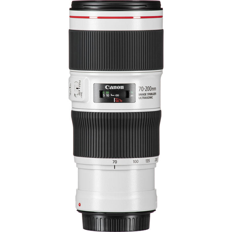 Canon EF 70-200mm f/4L IS II USM Lens + Telephoto and Wide Angle Lenses Bundle