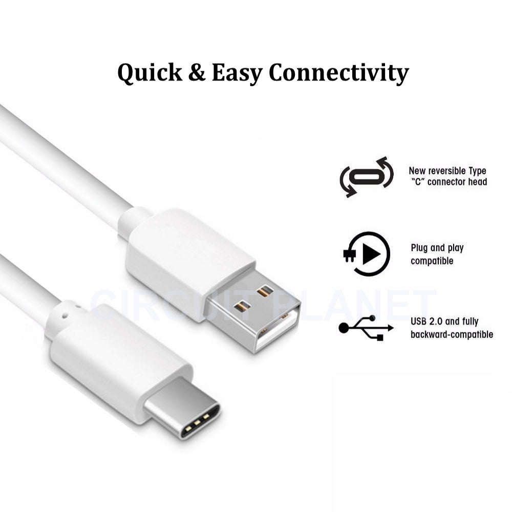 Câble de chargeur de synchronisation enroulé TYPE-C vers USB, connecteur de charge de données, blanc, nouveau