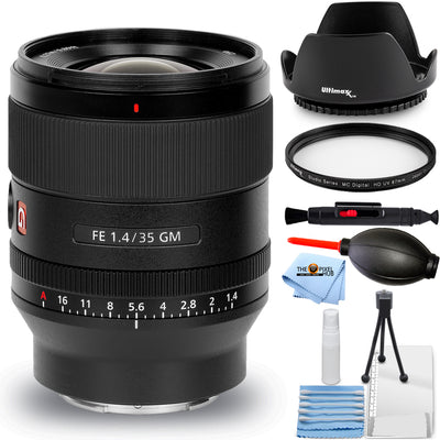 Objectif Sony FE 35 mm f/1.4 GM SEL35F14GM - Ensemble d'accessoires 7 pièces