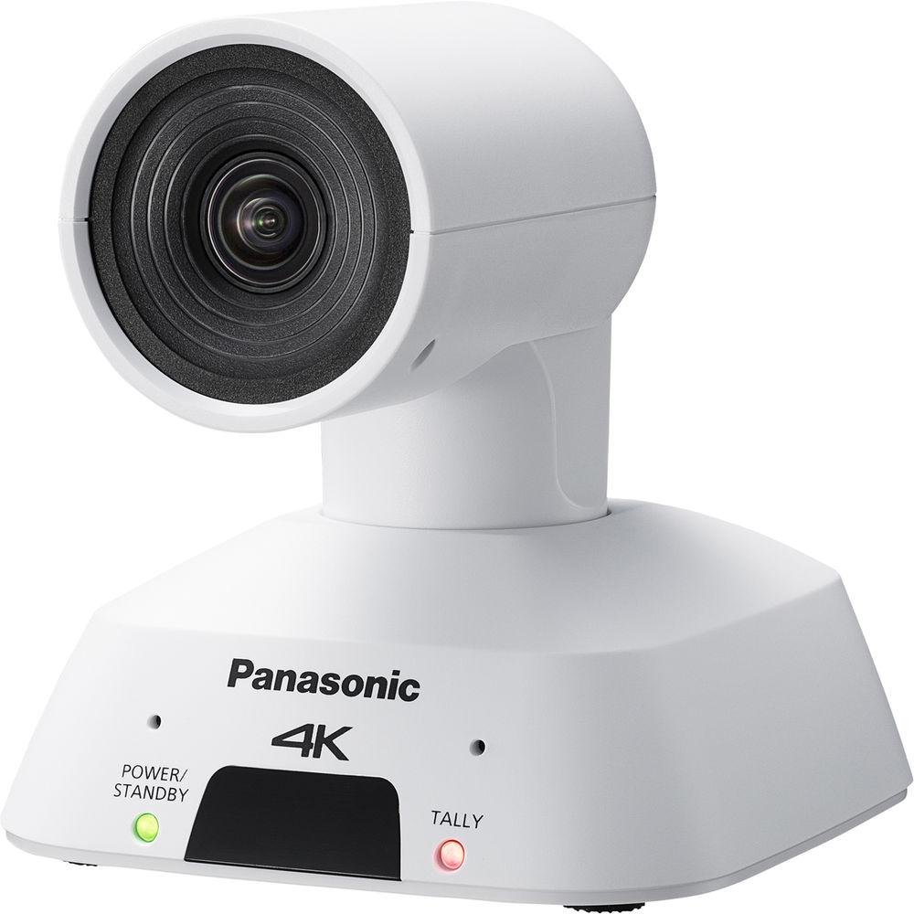 Panasonic AW-UE4WG Caméra PTZ 4K compacte avec streaming IP (Blanc) - Bundle