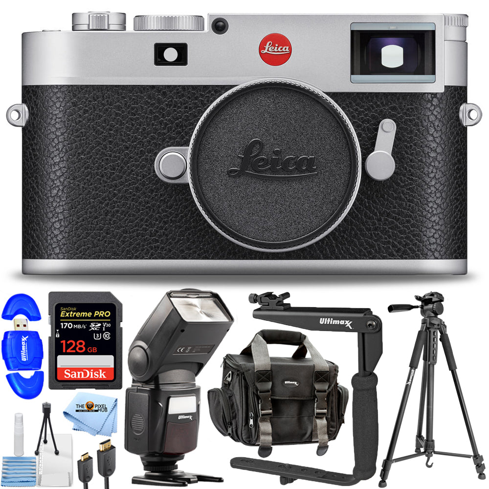 Appareil photo télémétrique Leica M11 (argent) 20201 - Ensemble d'accessoires 10PC