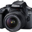 Reflex numérique Canon EOS 3000D / T100 avec objectif 18-55 mm III + 75-300 mm - Offre groupée 64 Go