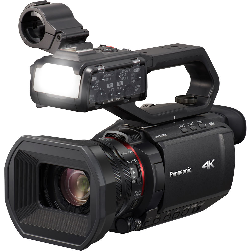 Caméscope Panasonic HC-X2000 UHD 4K 3G-SDI/HDMI Pro - Offre groupée essentielle de 64 Go