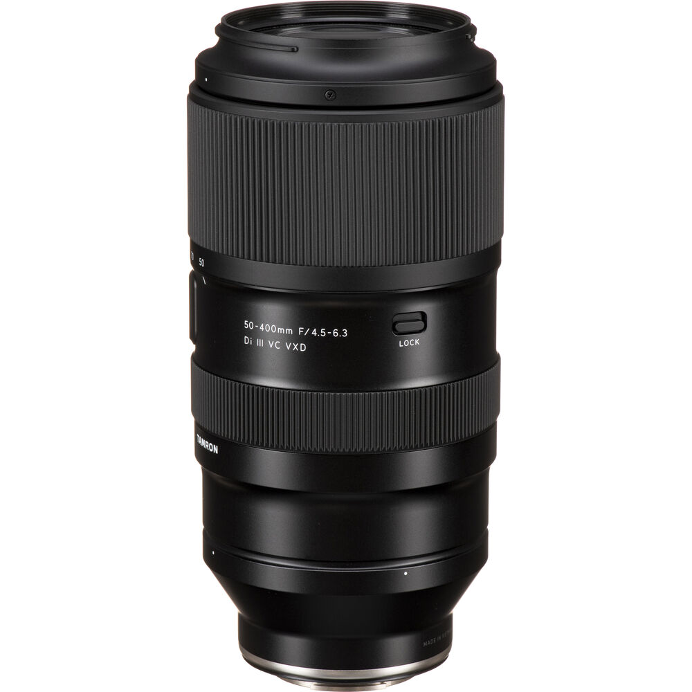 Objectif Tamron 50-400 mm f/4.5-6.3 Di III VC VXD pour Sony E A067S - Kit d'accessoires