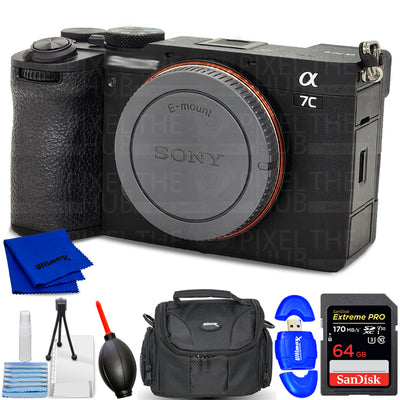 Appareil photo sans miroir Sony a7C II (noir) ILCE-7CM2/B - Ensemble d'accessoires 7 pièces