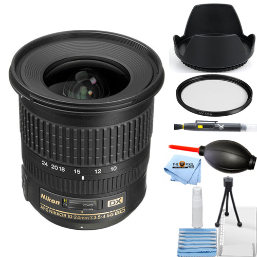 Objectif Nikon AF-S DX NIKKOR 10-24 mm f/3.5-4.5G ED - Ensemble de filtres UV essentiels