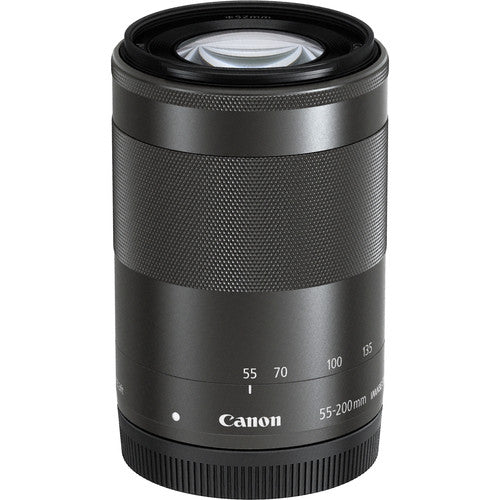 Objectif Canon EF-M 55-200 mm f/4.5-6.3 IS STM (noir) - 9517B002