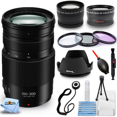 Panasonic Lumix G Vario 100-300mm f/4-5.6 II POWER OIS Kit de filtres d'objectif