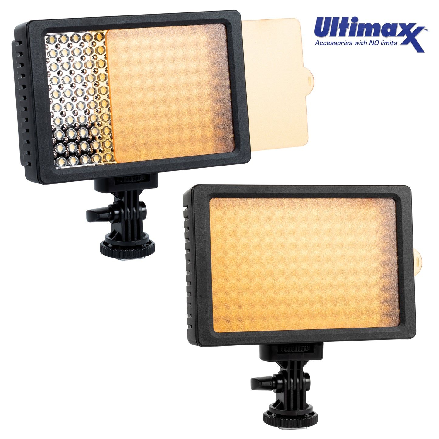 Caméra vidéo professionnelle ULTIMAXX à intensité variable 160 LED pour Canon Nikon Sony