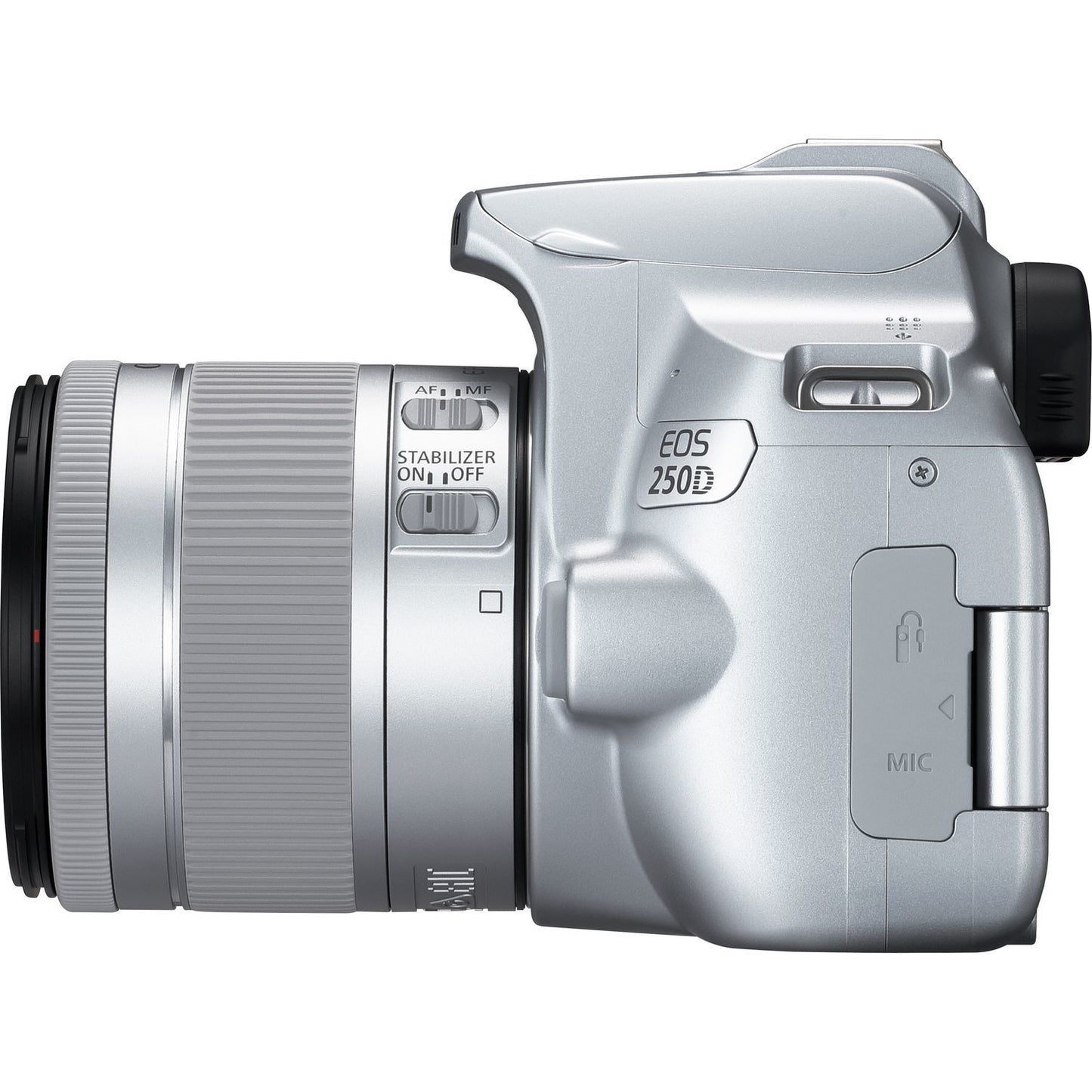 Canon EOS 250D + EF-S 18-55mm f/4-5.6 IS STM Lens (Silver) - 3461C001