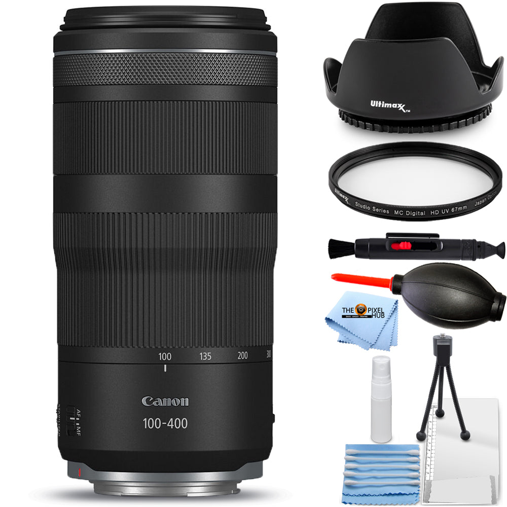 Canon RF 100-400mm f/5.6-8 IS USM Lens 5050C002 - 7PC Accessory Bundle