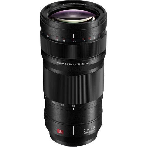 Objectif Panasonic Lumix S PRO 70-200 mm f/4 OIS S-R70200 + filtre UV ultraviolet