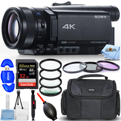 Caméscope 4K Sony FDR-AX700 FDR-AX700/B - Ensemble d'accessoires 10C