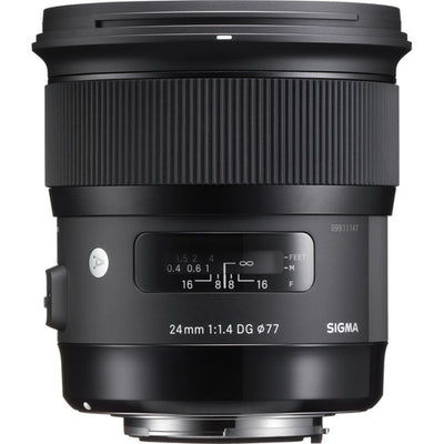 Objectif artistique Sigma 24 mm f/1.4 DG HSM pour Canon EF