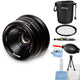 ULTIMAXX 25mm f/1.8 Manual Lens for Sony E Mount (Nex) - 7PC Accessory Kit Ultimaxx