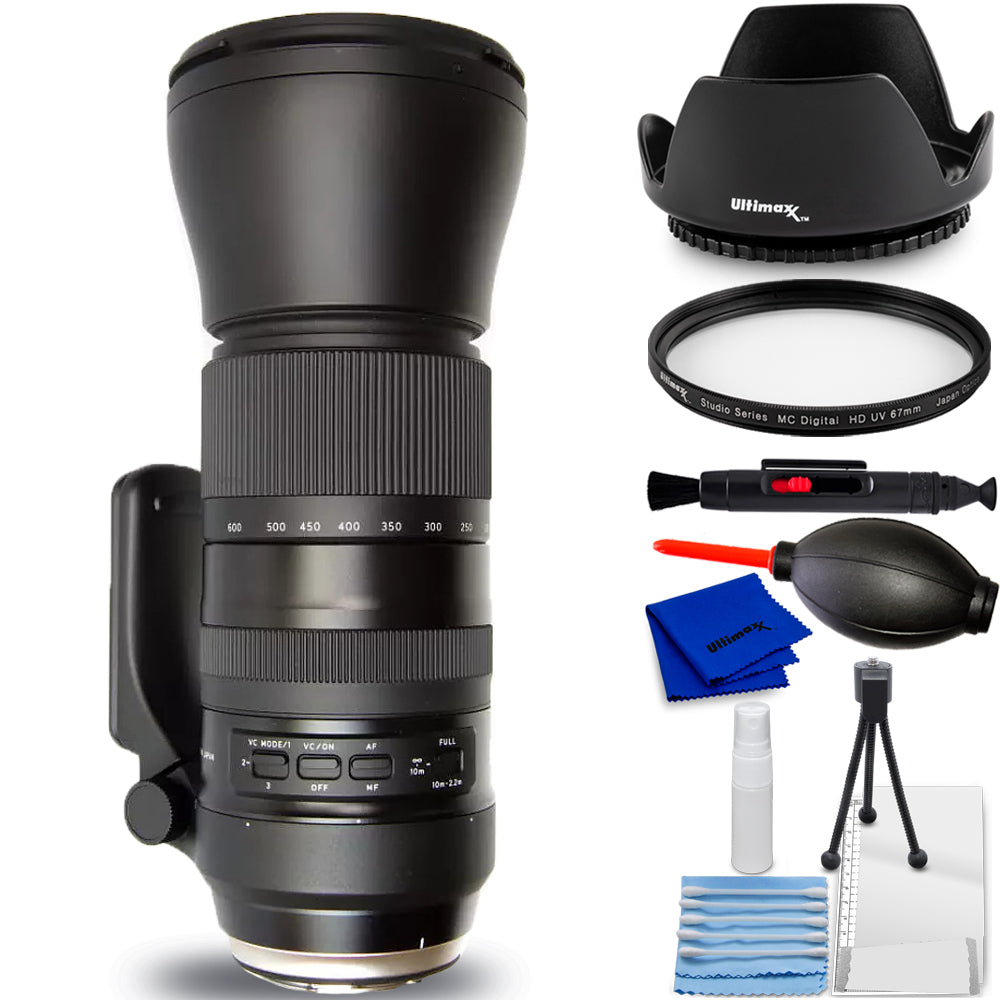 Tamron SP 150-600mm f/5-6.3 Di VC USD G2 pour Nikon F - Ensemble d'accessoires 7PC