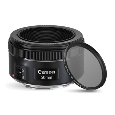 Objectif Canon EF 50 mm f/1.8 STM 0570C002 + filtre UV ultraviolet