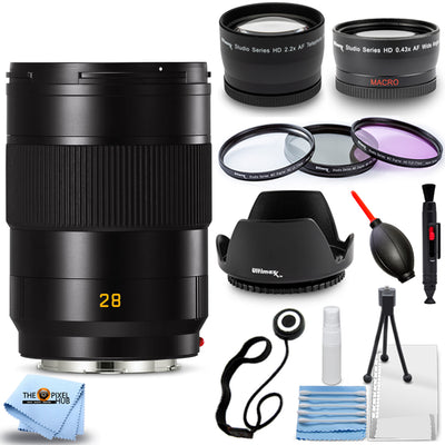 Objectif Leica APO-Summicron-SL 28 mm f/2 ASPH 11183 - Lot d'accessoires 12 pièces