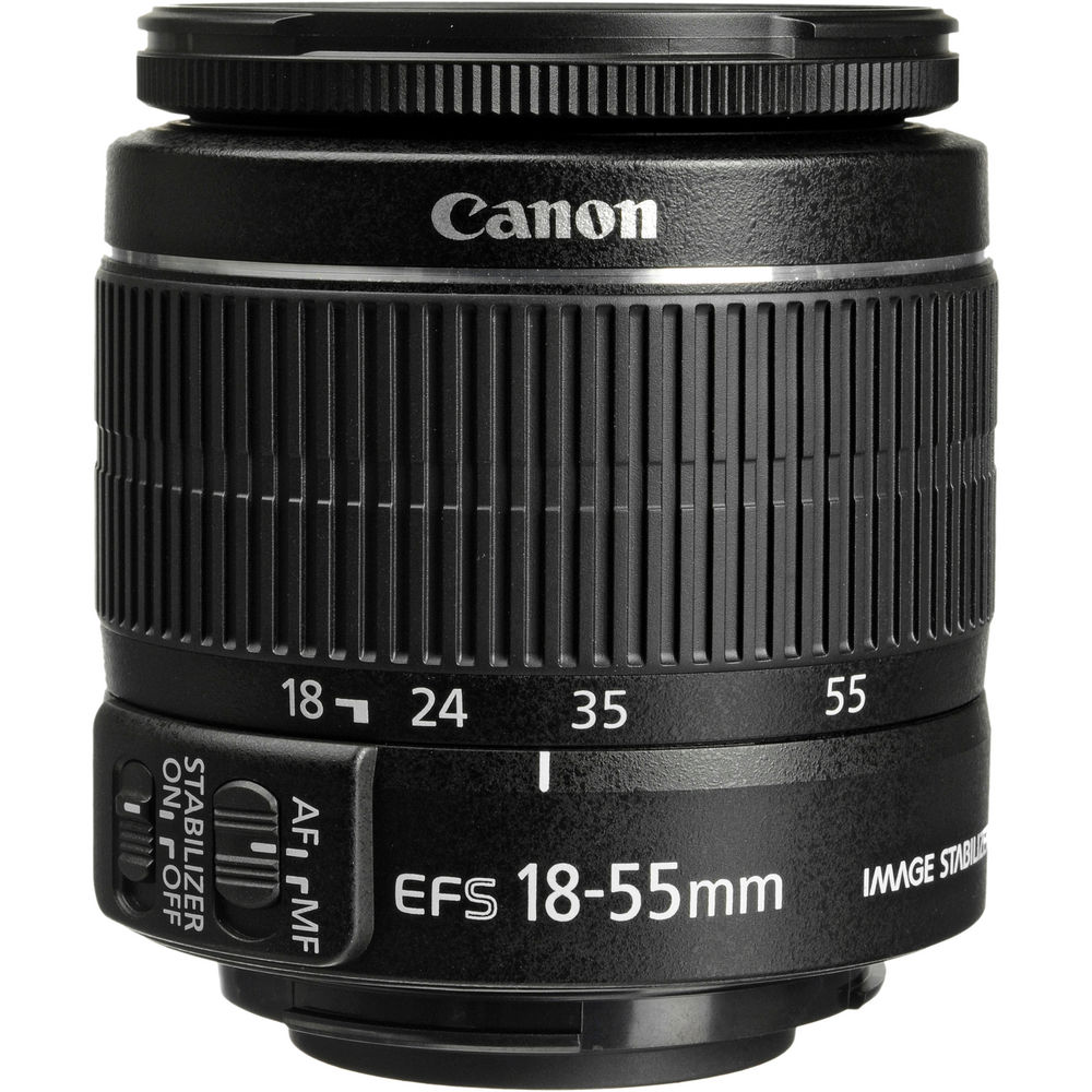 Canon EF-S 18-55mm f/3.5-5.6 IS II Autofocus Lens - 7PC Accessory Bundle