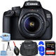 Canon EOS 3000D / T100 DSLR with 18-55mm III Lens - Essential 64GB Bundle Canon