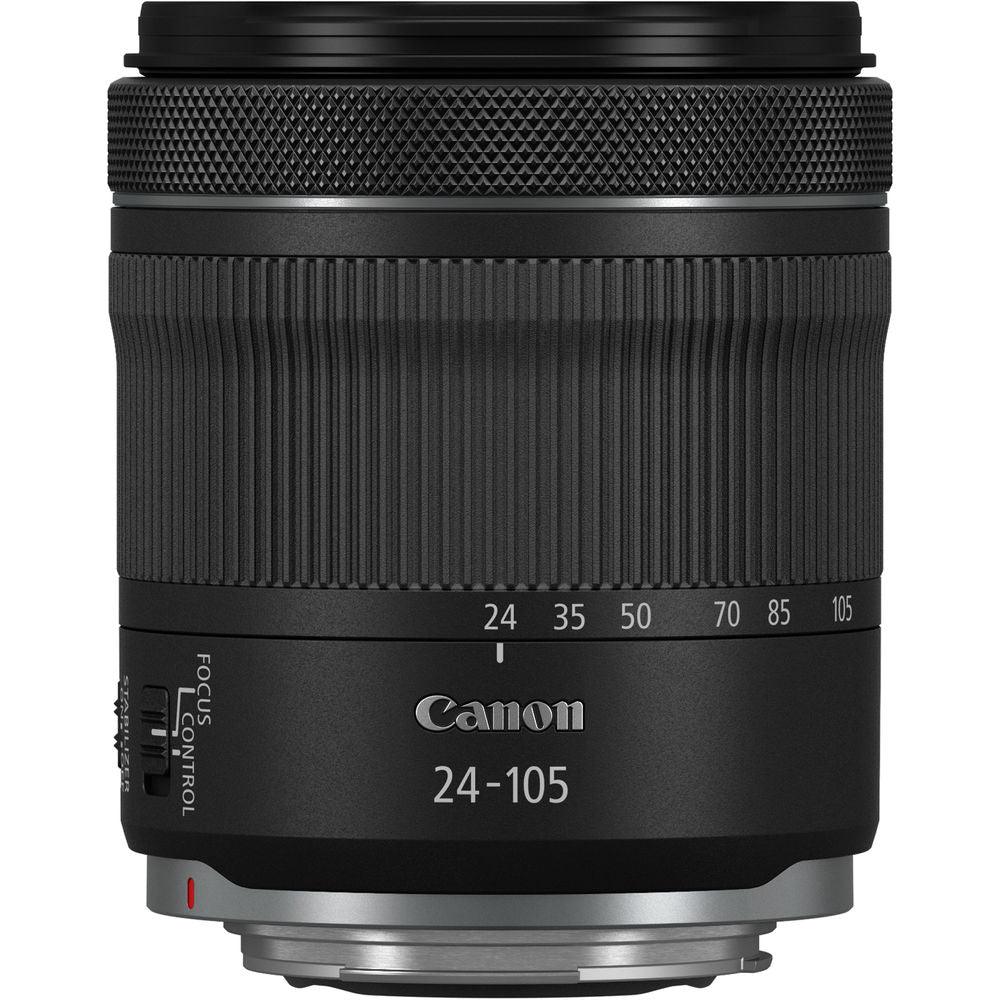 Objectif Canon RF 24-105 mm f/4-7.1 IS STM 4111C002 + ensemble de filtres UV, boîte ouverte