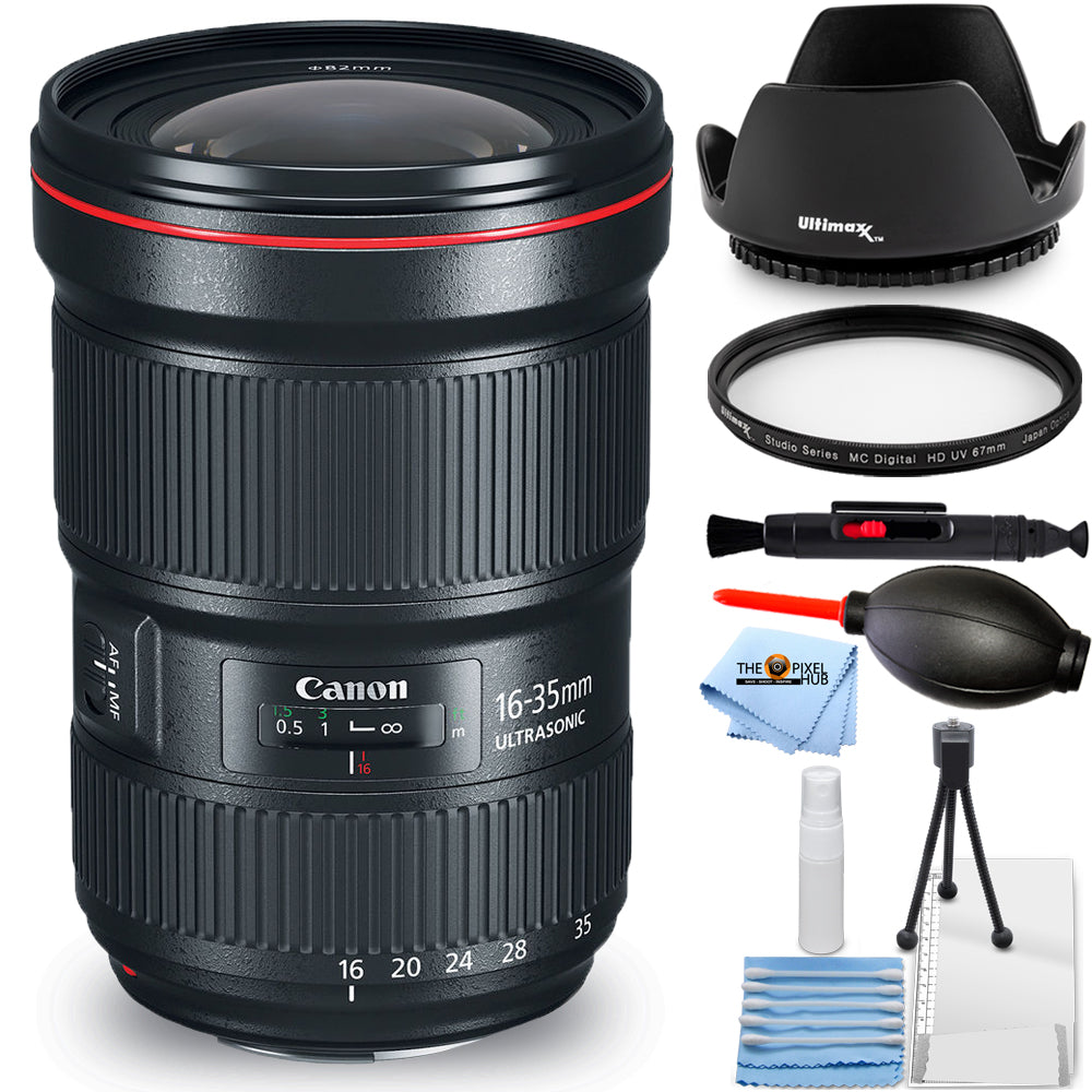 Objectif Canon EF 16-35 mm f/2,8L III USM 0573C002 - Ensemble de filtres UV essentiels