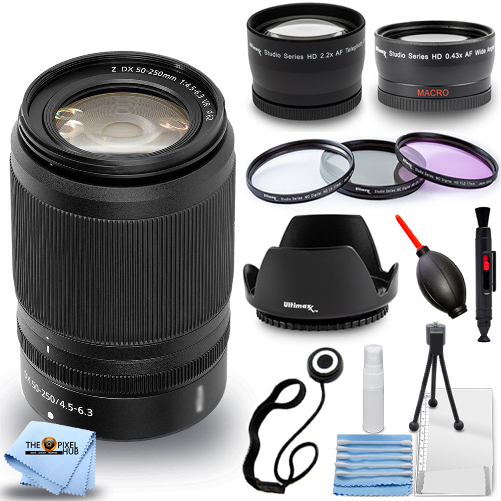 Objectif Nikon NIKKOR Z 24-200 mm f/4-6.3 VR 20092 - Lot d'accessoires 10 pièces