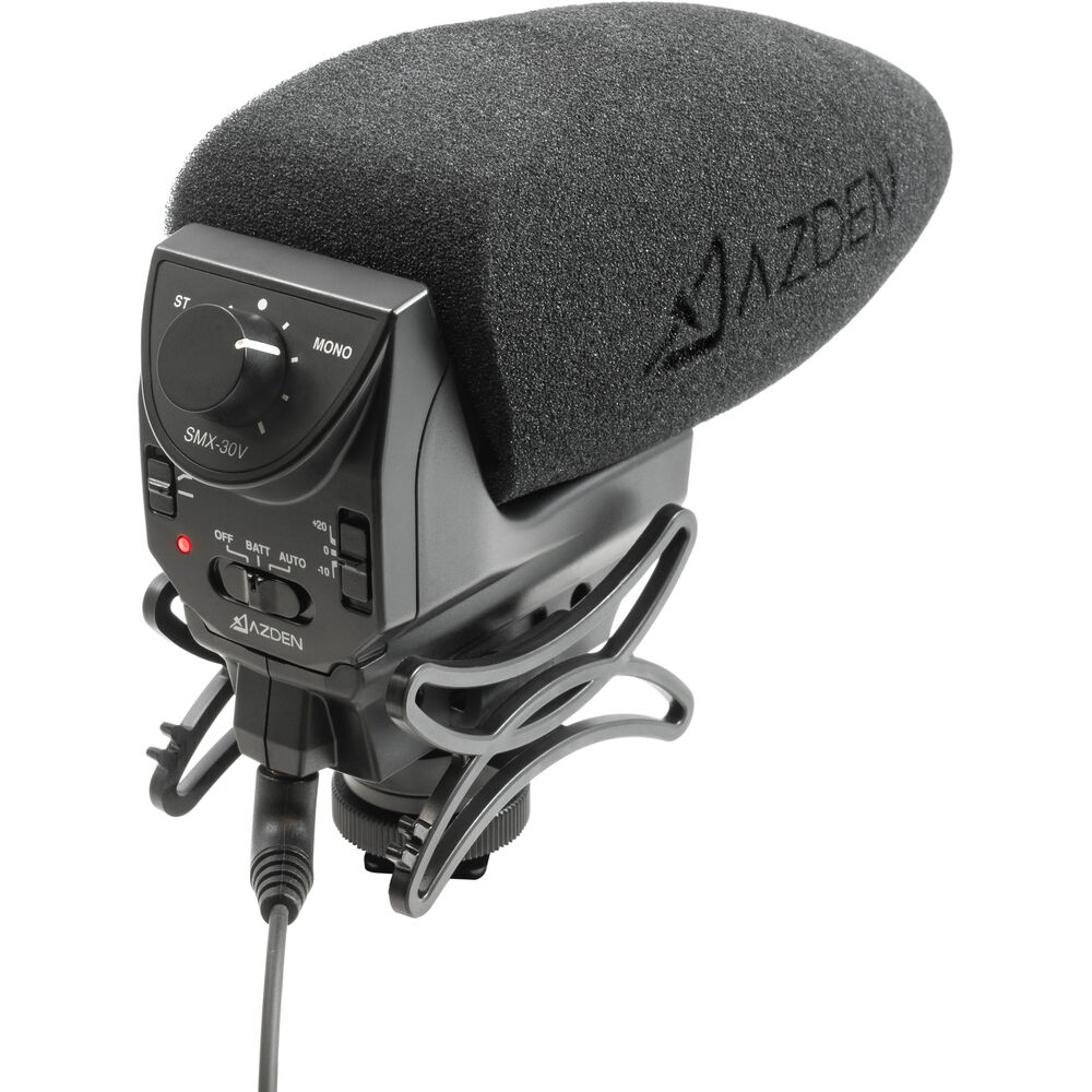 Azden SMX-30V Microphone vidéo mixable stéréo/mono - SMX-30V