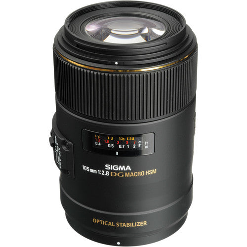 Objectif macro Sigma 105 mm f/2,8 EX DG OS HSM pour appareils photo Canon EOS - 258101