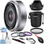 Objectif Sony E 16 mm f/2.8 SEL16F28 - Lot d'accessoires 10 pièces
