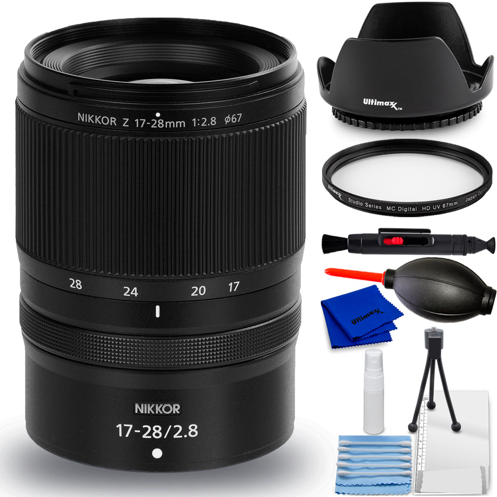 Nikon NIKKOR Z 17-28mm f/2.8 Lens 20115 - 7PC Accessory Bundle