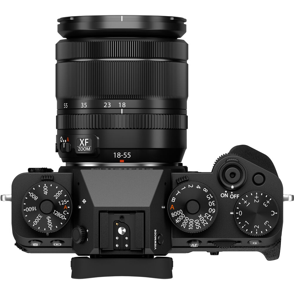 FUJIFILM X-T5 Mirrorless Camera and 18-55mm Lens (Black) - 7PC Accessory Bundle