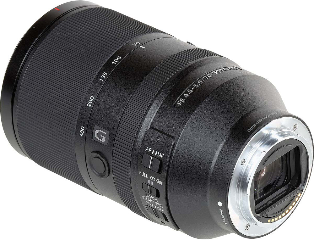 Objectif Sony FE 70-300 mm f/4,5-5,6 G OSS SEL70300G - Ensemble d'accessoires 7 pièces