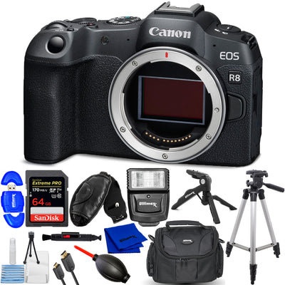 Appareil photo sans miroir Canon EOS R8 5803C002 - Ensemble d'accessoires 12 pièces