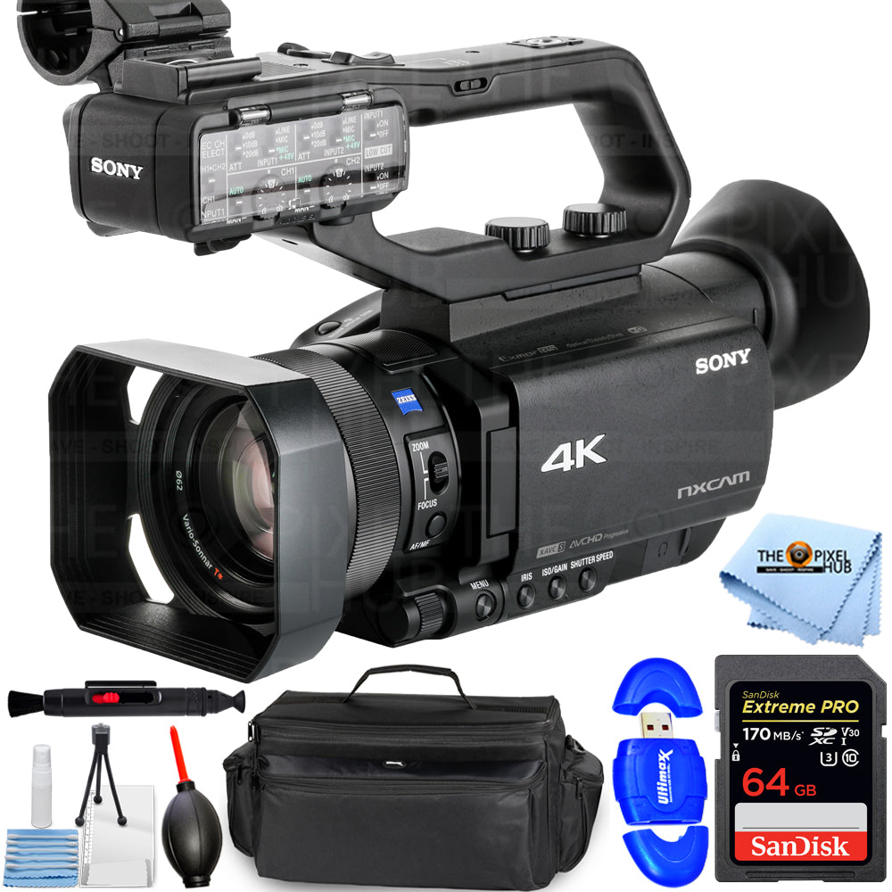 Sony HXR-NX80 Full HD XDCAM avec HDR et AF hybride rapide - Ensemble d'accessoires 7PC