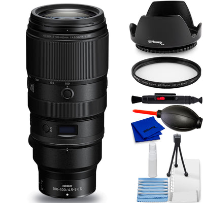 Objectif Nikon NIKKOR Z 100-400 mm f/4.5-5.6 VR S 20106 - Ensemble d'accessoires 7 pièces