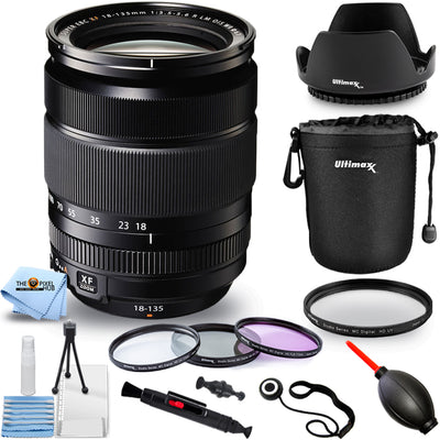 Objectif Fujifilm XF 18-135 mm f/3.5-5.6 R LM OIS WR 16432853 + kit de filtres