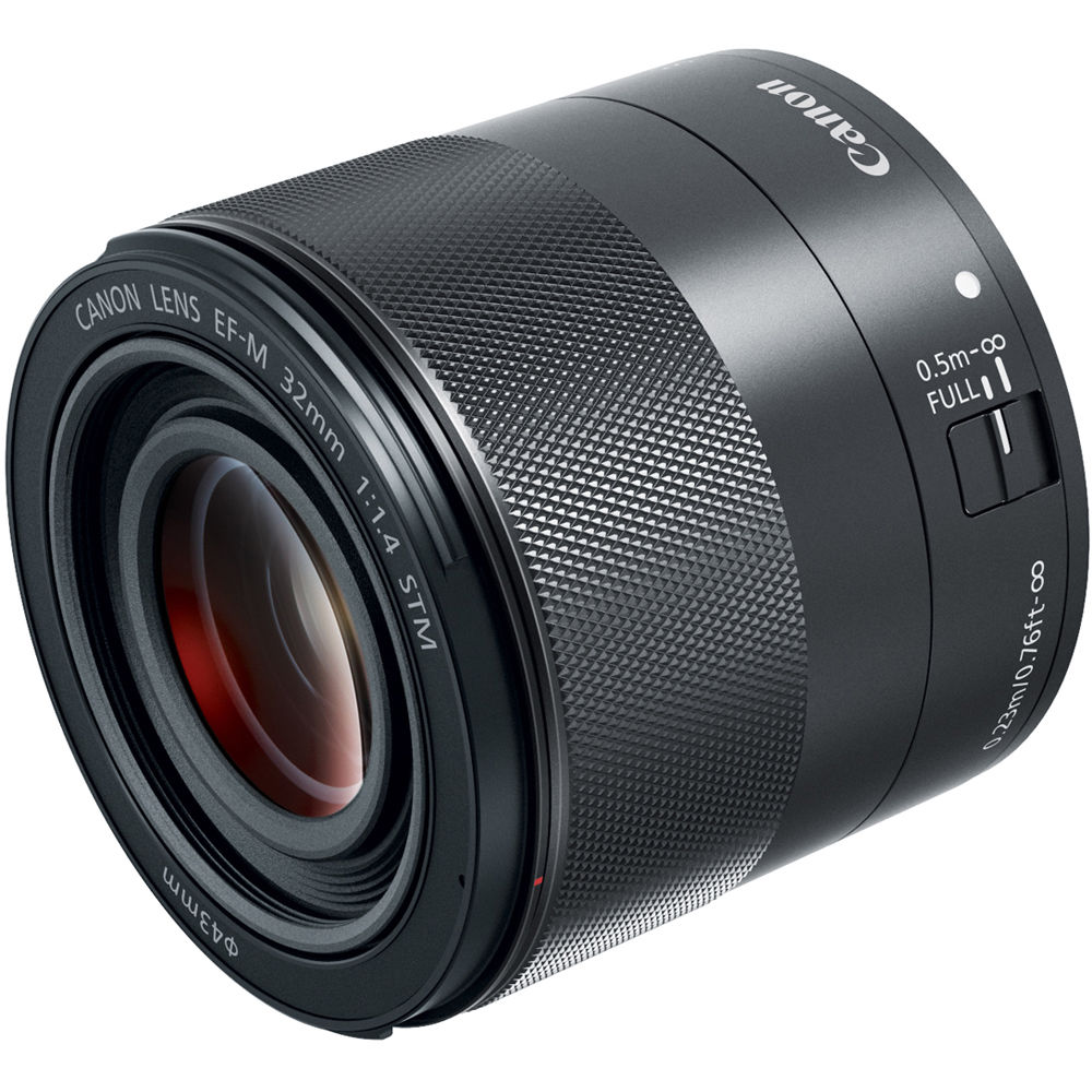 Objectif Canon EF-M 32 mm f/1.4 STM 2439C002 - Ensemble d'accessoires 7 pièces