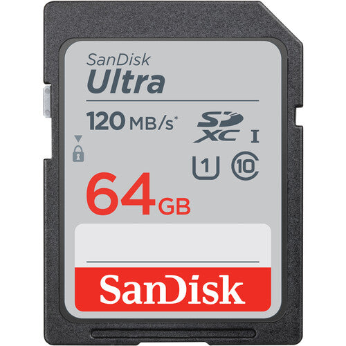 Carte mémoire SDXC Ultra UHS-I SanDisk 64 Go - SDSDUN4-064G-AN6IN